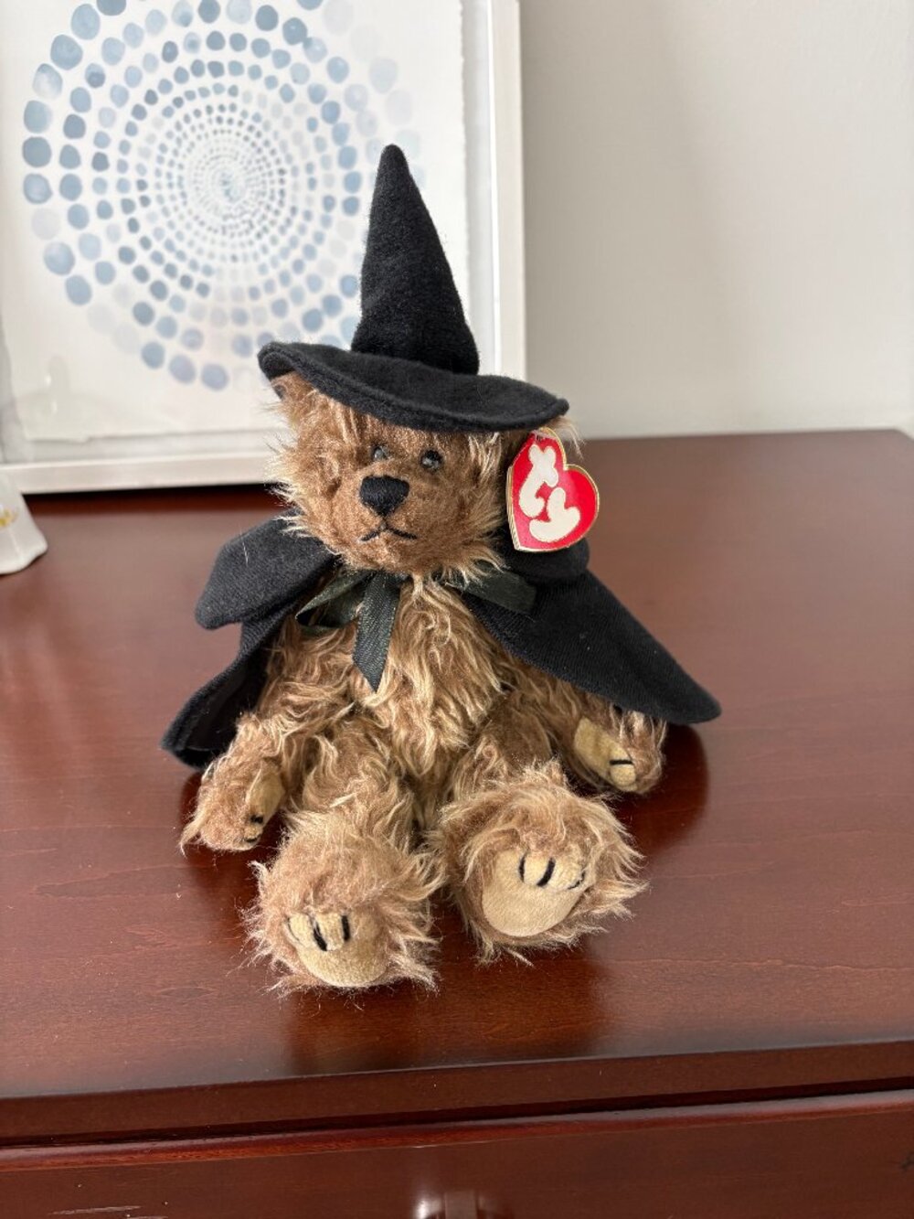 Vintage 1993 TY The Attic Treasures Collection, Esmeralda the Witch Bear .
